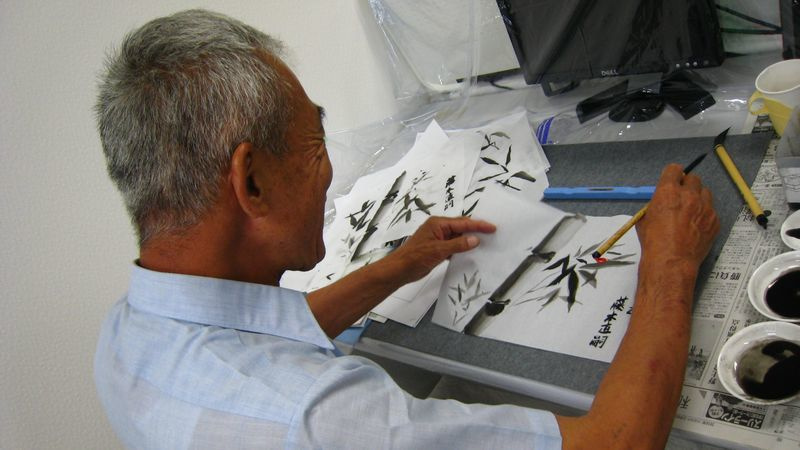 2016.6.27水墨画風景