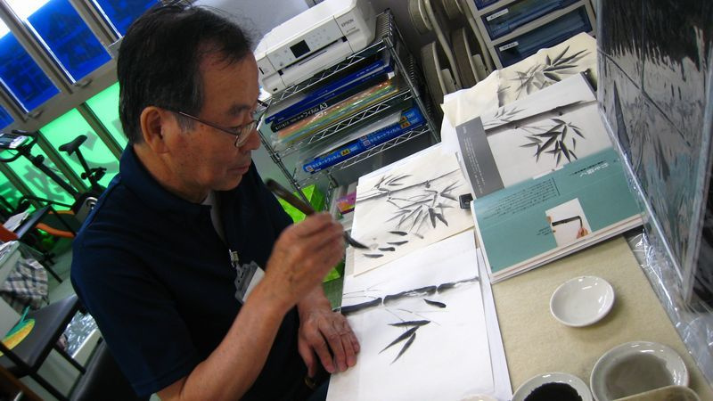 2016.7.11水墨画風景