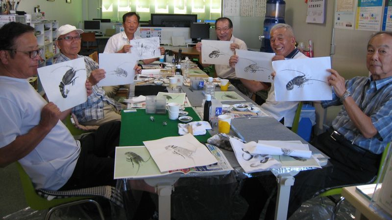 2018.7.30水墨画風景