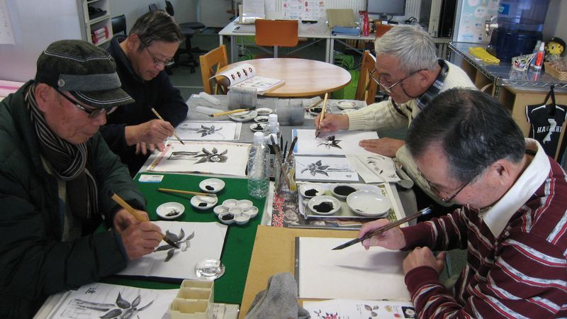 2018.2.26水墨画風景