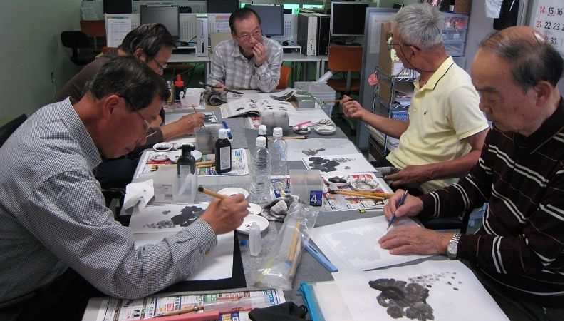 2019.3.25水墨画風景