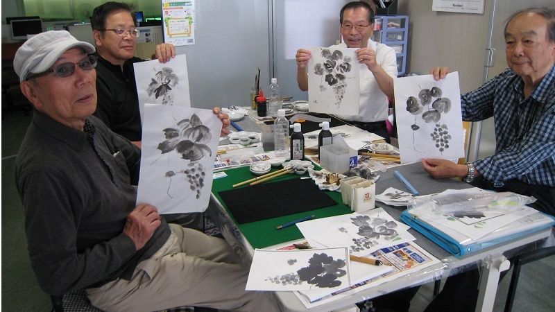 2019.3.25水墨画風景